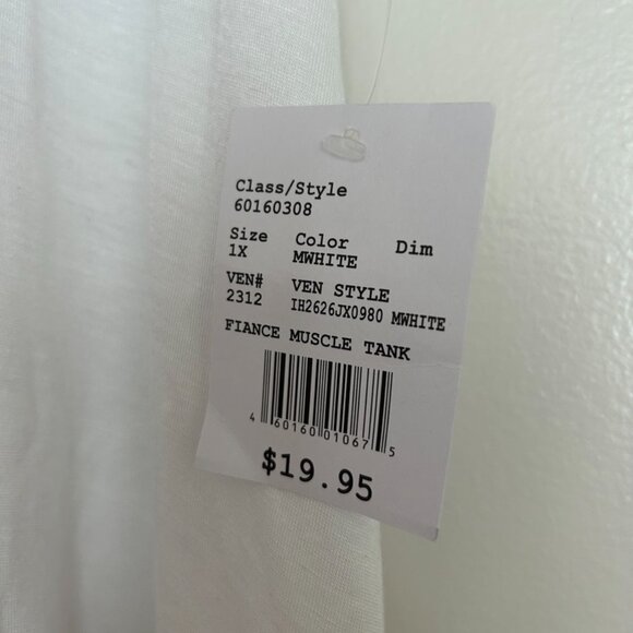 David's Bridal Studio Fiance Muscle Tank (NWT; Size 1X) - Picture 4 of 4